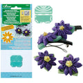 Clover 35mm Extra Small Gathered Petal Kanzashi Flower Plastic Mold
