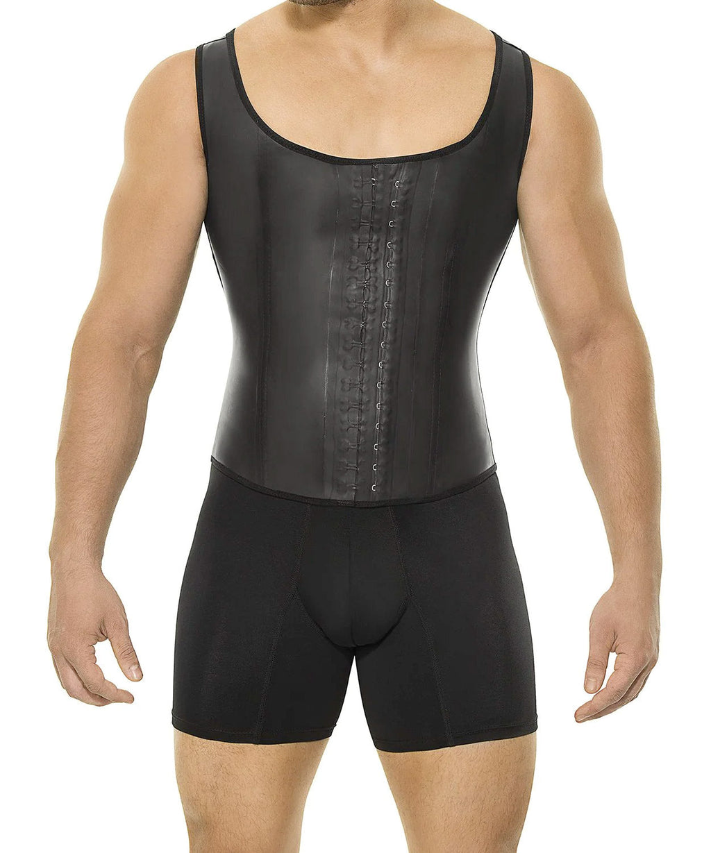 Faja masculina de látex tipo chaleco con control abdomen – Ann Chery 2033