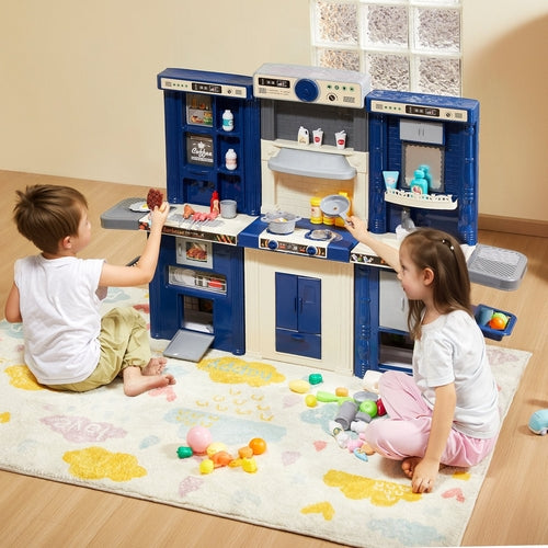Christmas Gift VEVOR Kitchen Playset Kids Pretend Cooking Play Toy 74