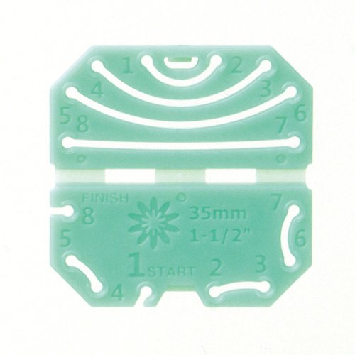 Clover 35mm Extra Small Gathered Petal Kanzashi Flower Plastic Mold