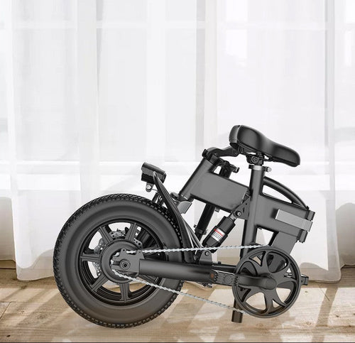 VoltStrider™ Compact 14 – Folding Urban E-Bike (36V, 250W, 20–30km