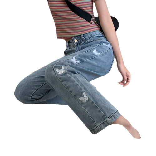 DenimDare™ Butterfly Straight Jeans