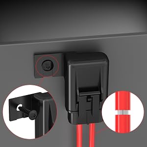 DaierTek 5PCS Inline Fuse Holder 12V 12 Gauge Waterproof ATC/ATO Blade Fuse Holder with 20 Amp 30 Amp 40 Amp Inline Fuse for Car