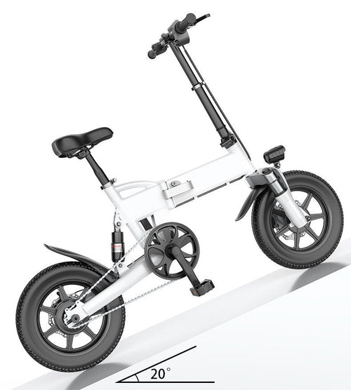 VoltStrider™ Compact 14 – Folding Urban E-Bike (36V, 250W, 20–30km