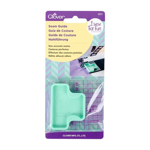 Guía de Costura para puntadas precisas Incluye regla adhesiva Clover Sew for Fun