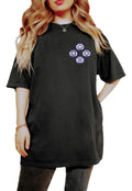 Women's Black T-Shirt - Retro Gamer Control | Urban Minimalism