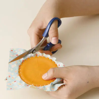 Molde de Plástico Hacer Yoyos Grandes de tela Clover 45 mm naranja