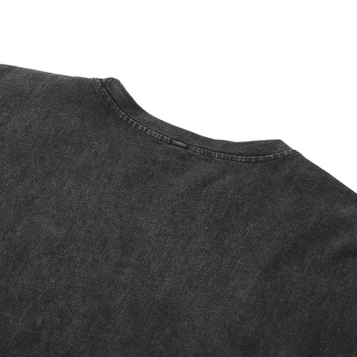 Anime Vintage Washed T-Shirt Oversized Streetwear Tee