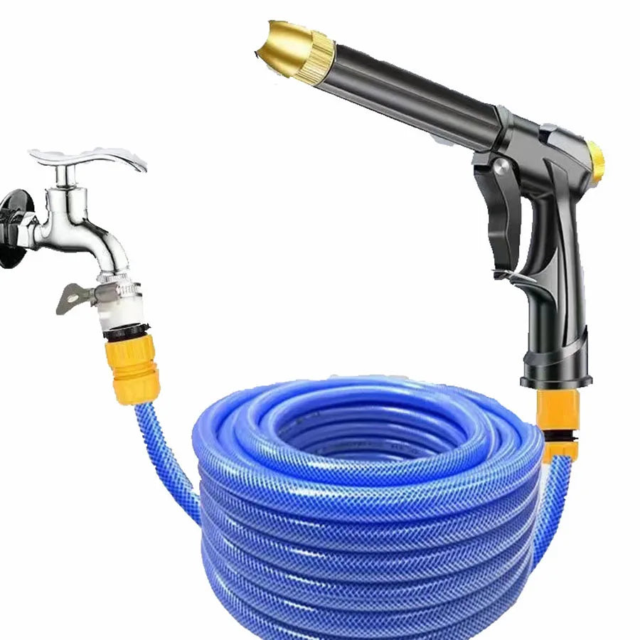 1 set/adjustable water pressure car wash hose with spray gun watering and vegetables,5-40m can be selected
