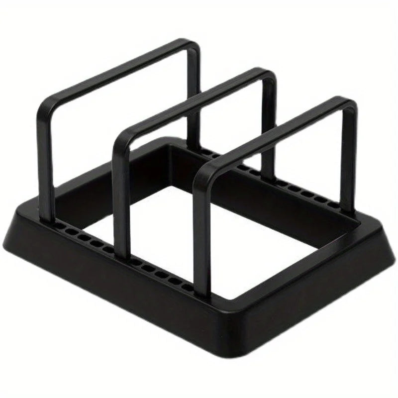 Kitchen Organizer Pot Pan Rack Dish Plate Holder Shelf Cooking Dish Tray Storage Stand Rack Kitchen Accessories