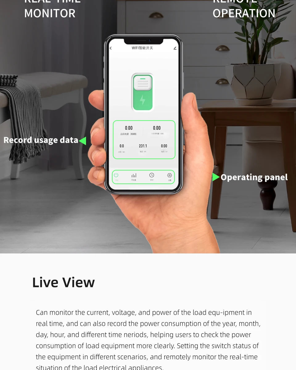 TUYA ZigBee Smart Circuit Breaker Smart Switch 1P 63A DIN Rail for Smart Home Wireless Remote Control WiFi Switch by APP Gangbei