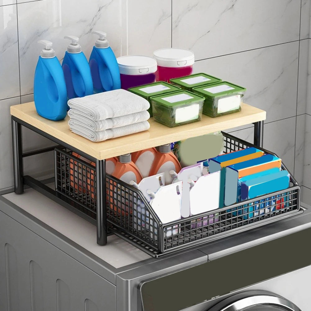 Kitchen Shelf Microwave Oven Rack Microwave Stand Countertop Kitchen Utensils Tableware Storage Organizer Shelves