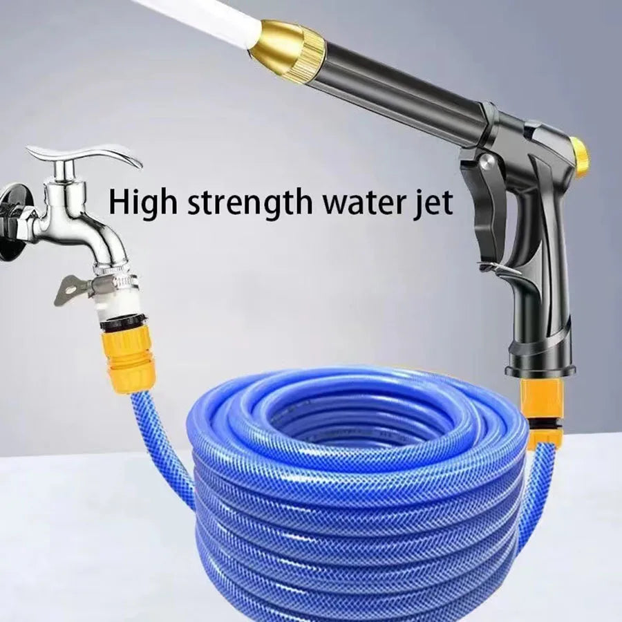 1 set/adjustable water pressure car wash hose with spray gun watering and vegetables,5-40m can be selected