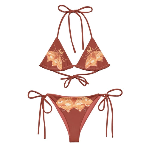 Vega String Bikini in Empress Moth