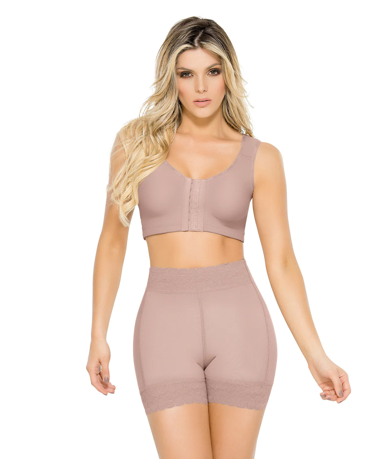 Long butt lifter shorts with tummy control - Ann Chery 5155