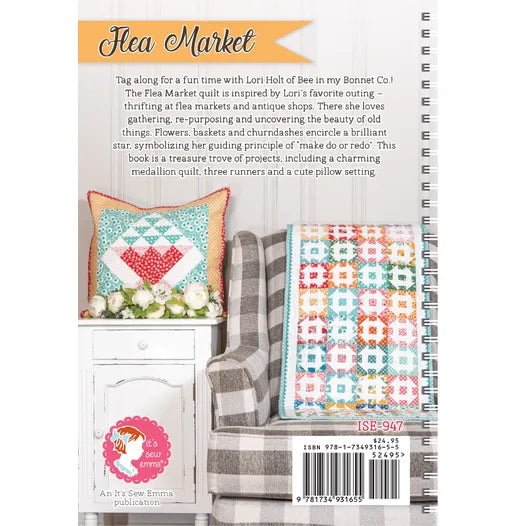 Lori Holt Flea Market Sewing Book - 69 Pages and Spiral Bound **Arrives 19 Nov**