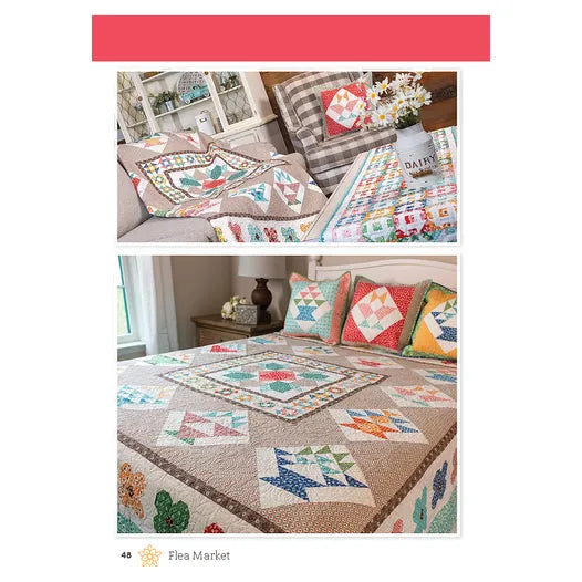 Lori Holt Flea Market Sewing Book - 69 Pages and Spiral Bound **Arrives 19 Nov**