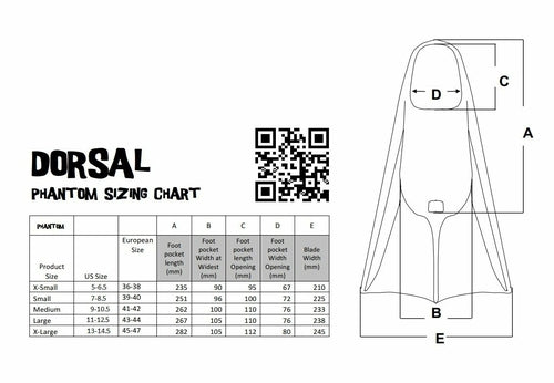 DORSAL Bodyboard Bodysurfing Floating Swim Fins (Flippers)