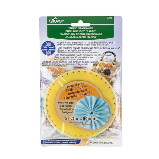 Clover 60 mm Extra Large Yo-Yo Maker Yellow