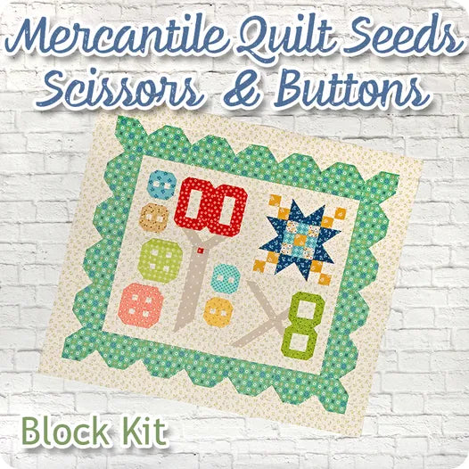Patrón Tijeras y Botones de Lori Holt Colección Mercantil **llega en enero**