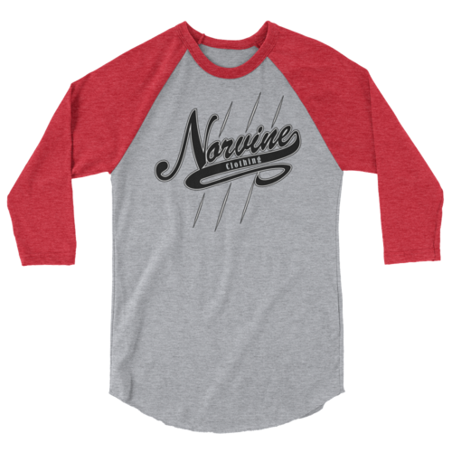 Norvine Baseball Vintage 3/4 Sleeve Raglan Shirt