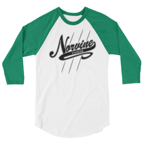 Norvine Baseball Vintage 3/4 Sleeve Raglan Shirt